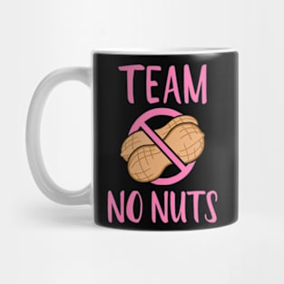 Team No Nuts Girl" Gender Reveal Party Mug